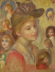 Studies of Girls Heads, 1893